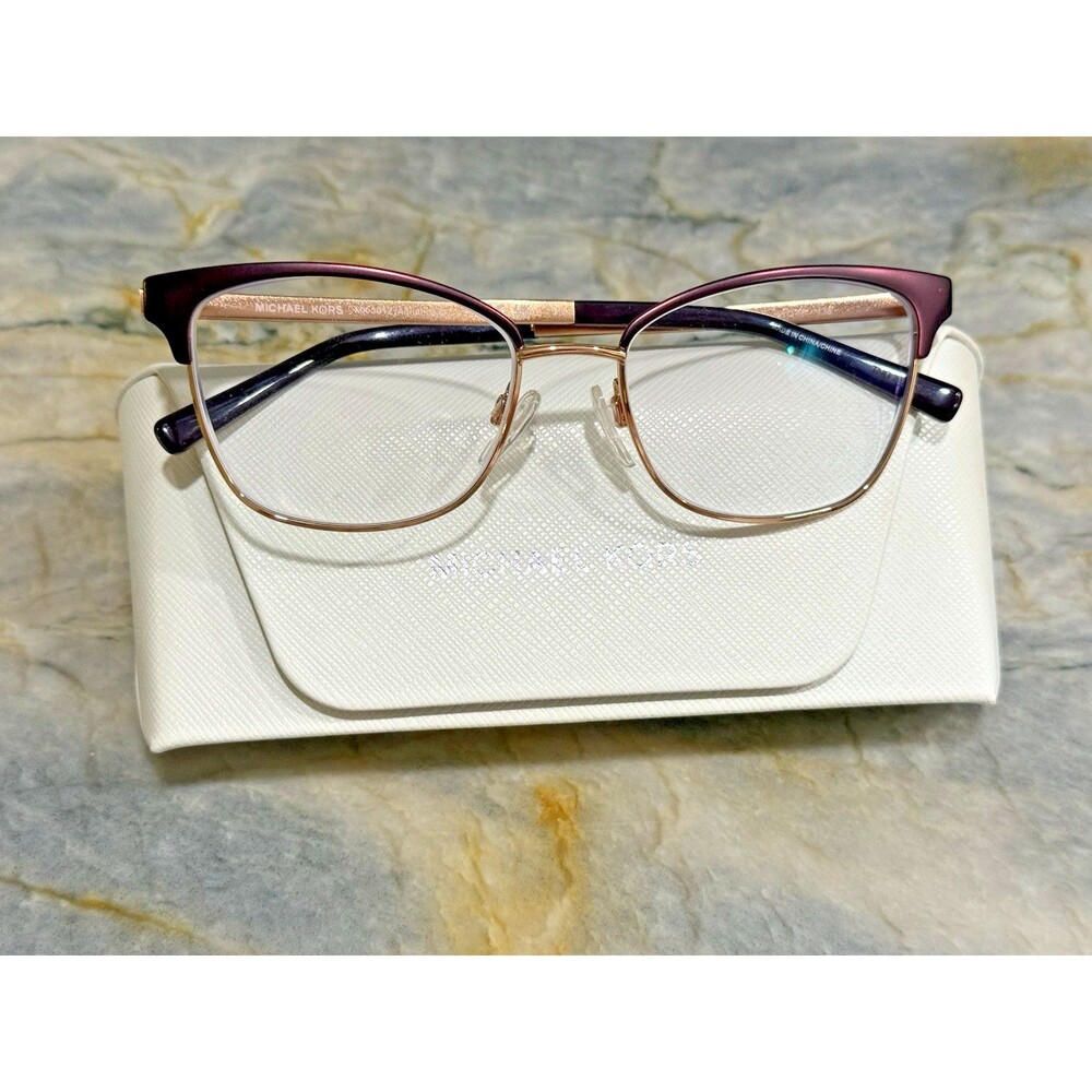 Michael Kors ADRIANNA IV MK3012 1108 51 Eyeglass Frames Cordovan Rose Gold